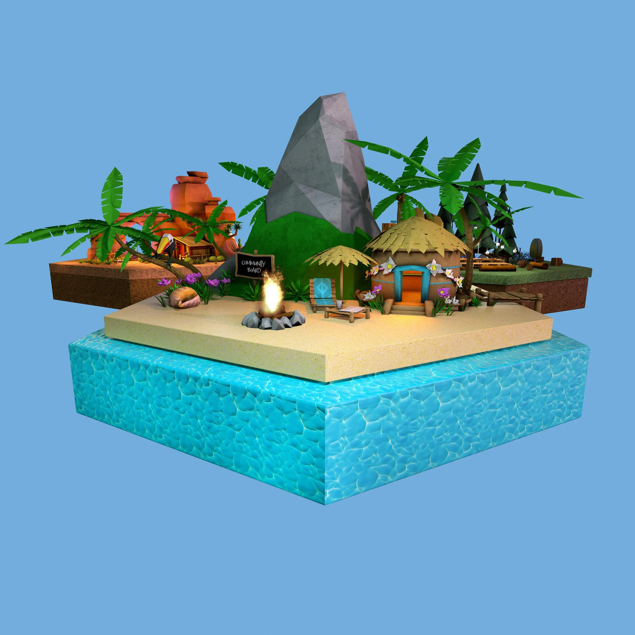 3d Islands