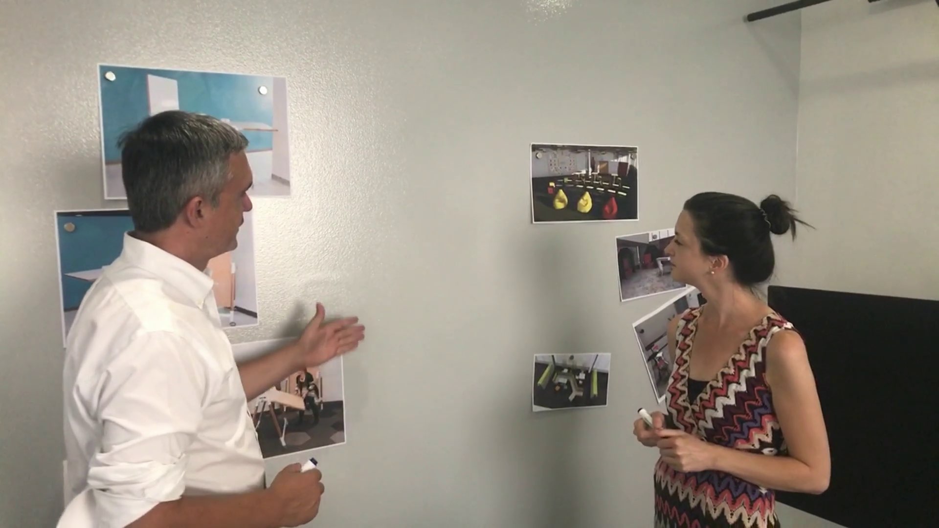 Eine ganze Wand als Whiteboard?