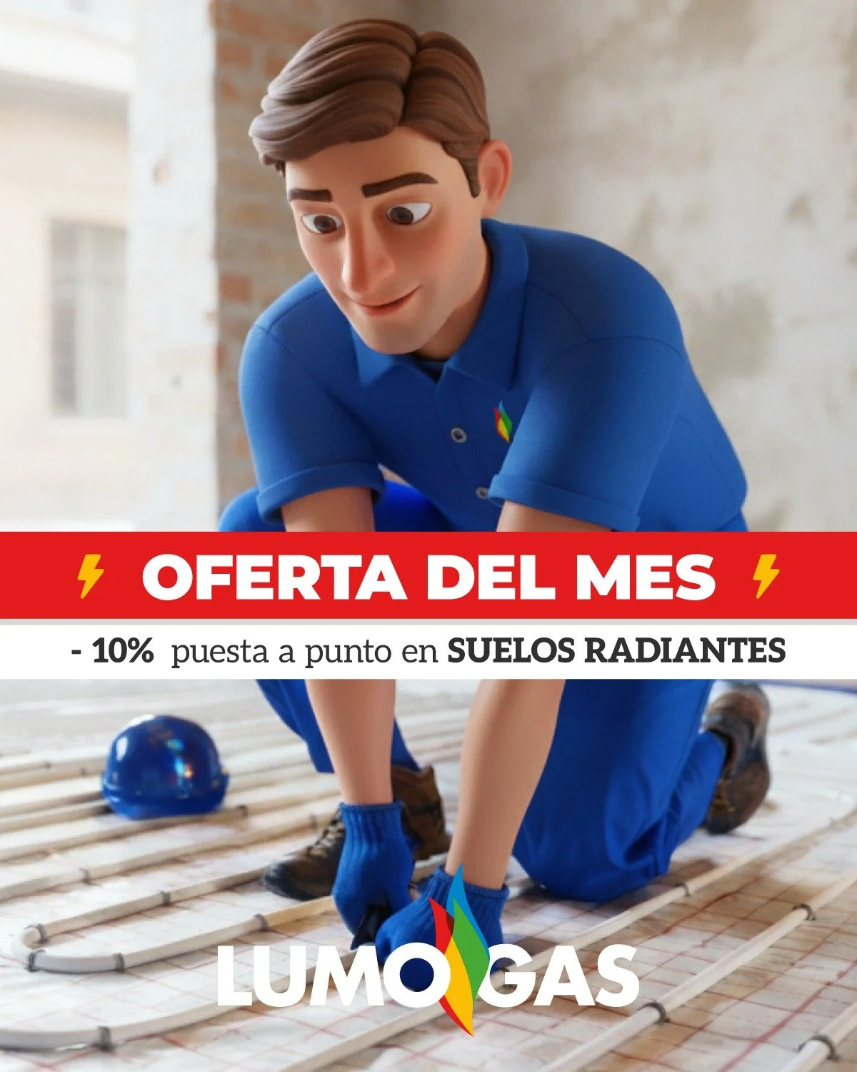 ✨ &iexcl;Este mes, tu confort tiene descuento!

Aprovecha un 10% de descuento en la puesta a punto de tu suelo radiante y aseg&uacute;rate de que tu hogar est&eacute; preparado para los d&iacute;as m&aacute;s fr&iacute;os.

Un mantenimiento a tiempo,