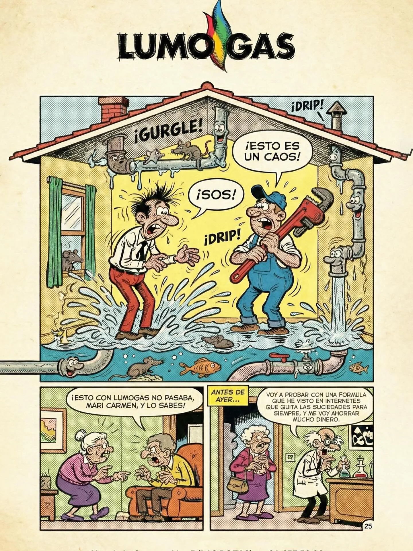 Cuando improvisas con &ldquo;f&oacute;rmulas milagro&rdquo;, pasan estas cosas&hellip; 💥💧
Nuestros profesionales se encargar&aacute;n de que tu casa est&eacute; de verdad en las mejores condiciones.

#Lumogas #Humor