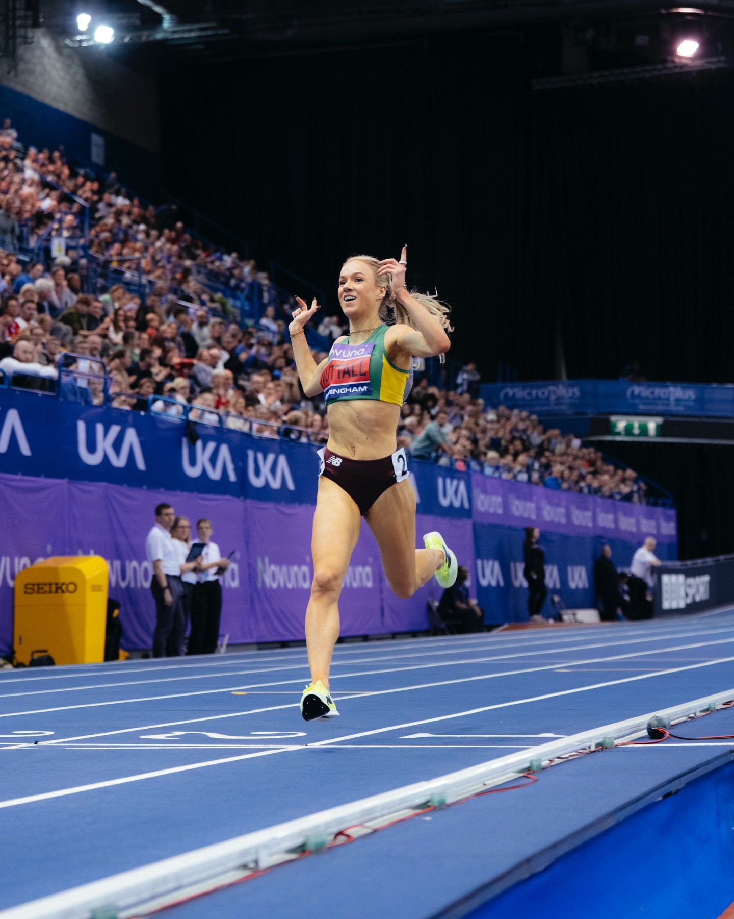 And just like that, Day 2 is wrapped up. What a weekend at the @britishathletics Indoor Championships with @_novuna 🟣🎥📸

Roll on the outdoor season! 

Photo: @jameshendley 

Team: @tom.folan @edspencer111 @_gabrielbailey_  @jameshendley @lewis_col