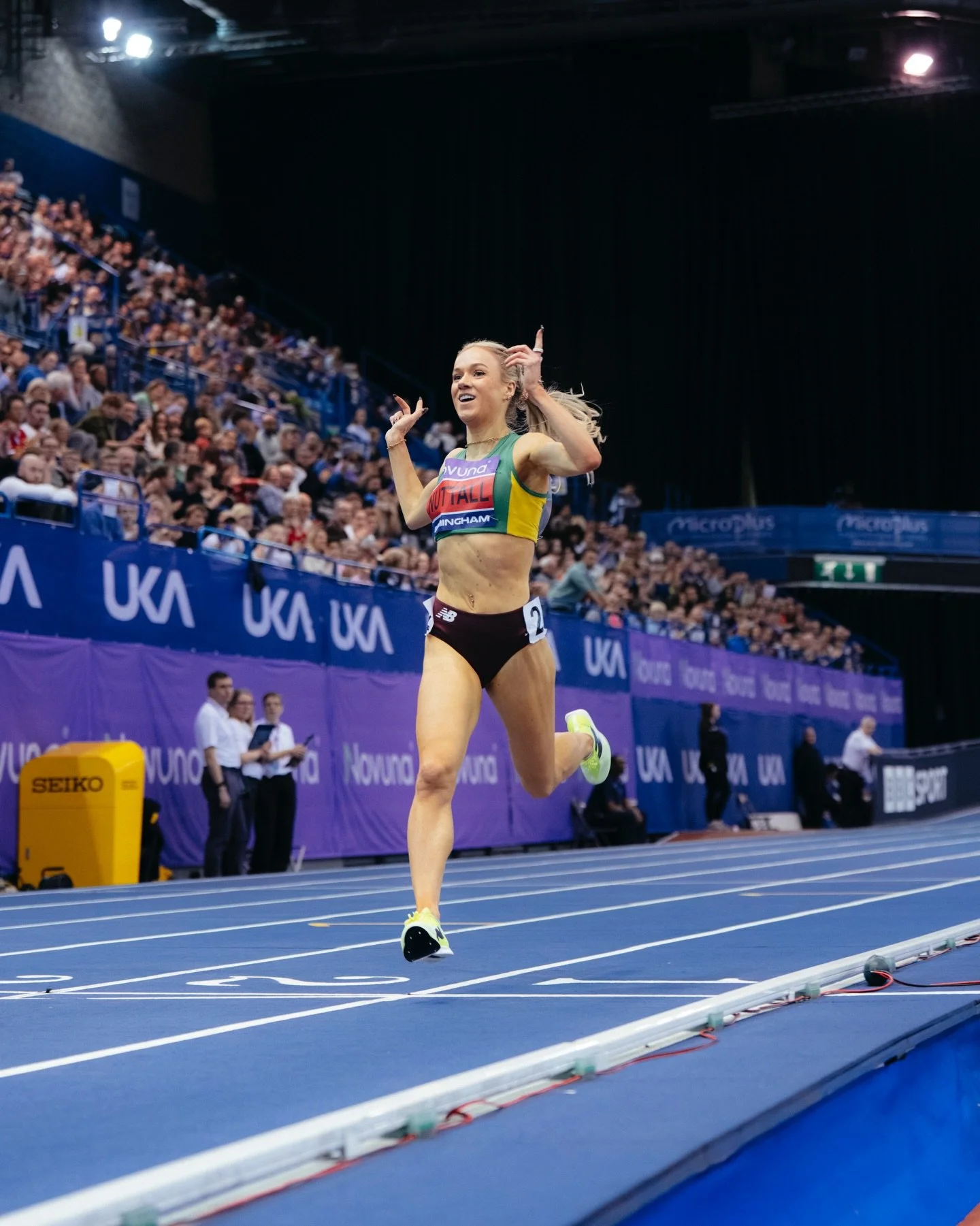 And just like that, Day 2 is wrapped up. What a weekend at the @britishathletics Indoor Championships with @_novuna 🟣🎥📸

Roll on the outdoor season! 

Photo: @jameshendley 

Team: @tom.folan @edspencer111 @_gabrielbailey_  @jameshendley @lewis_col