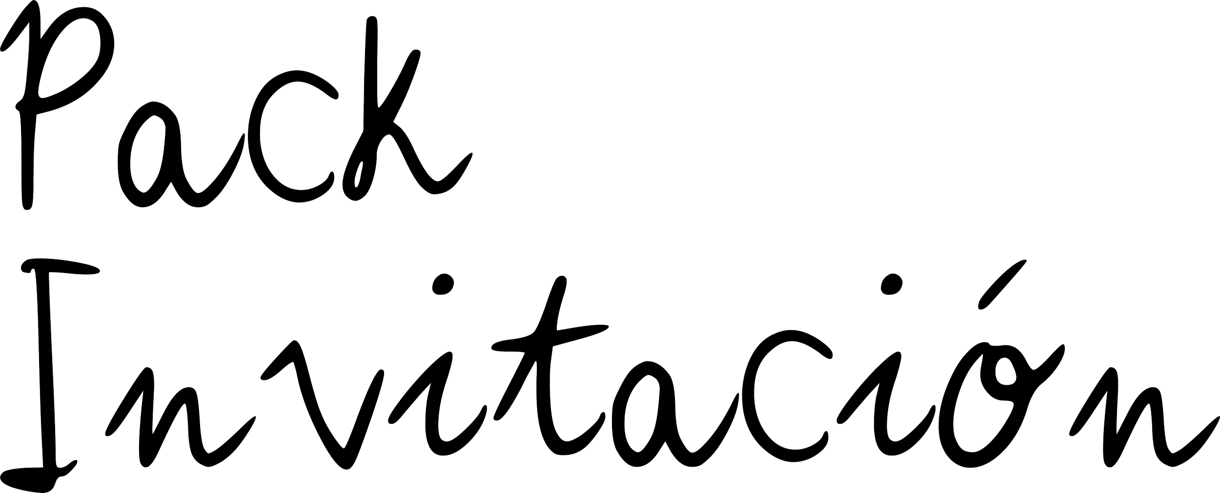 Texto en letra cursiva que dice 'Pack la motivación' en fondo transparente.