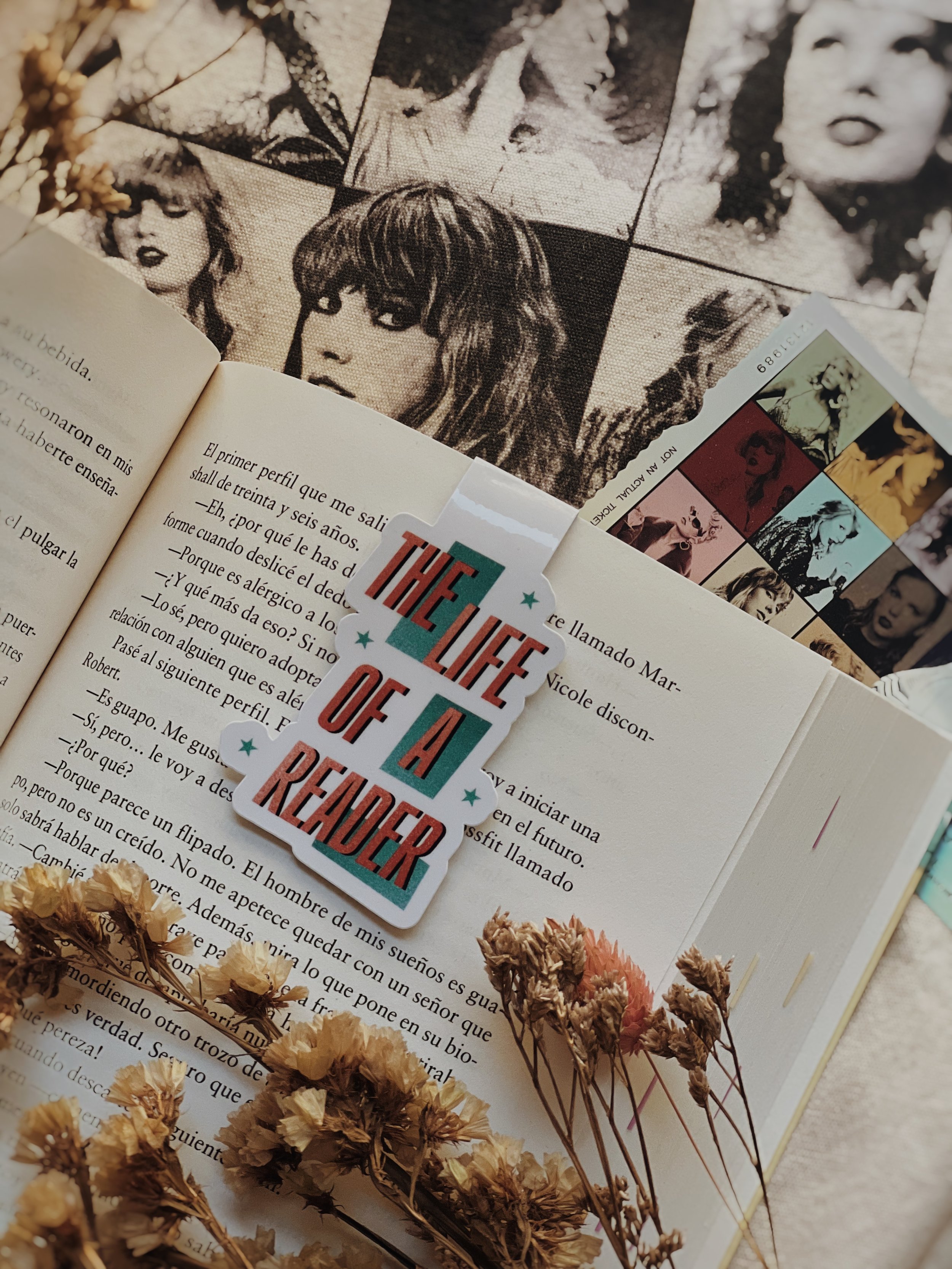 The Life of a Reader - Mini Marcapáginas Magnético