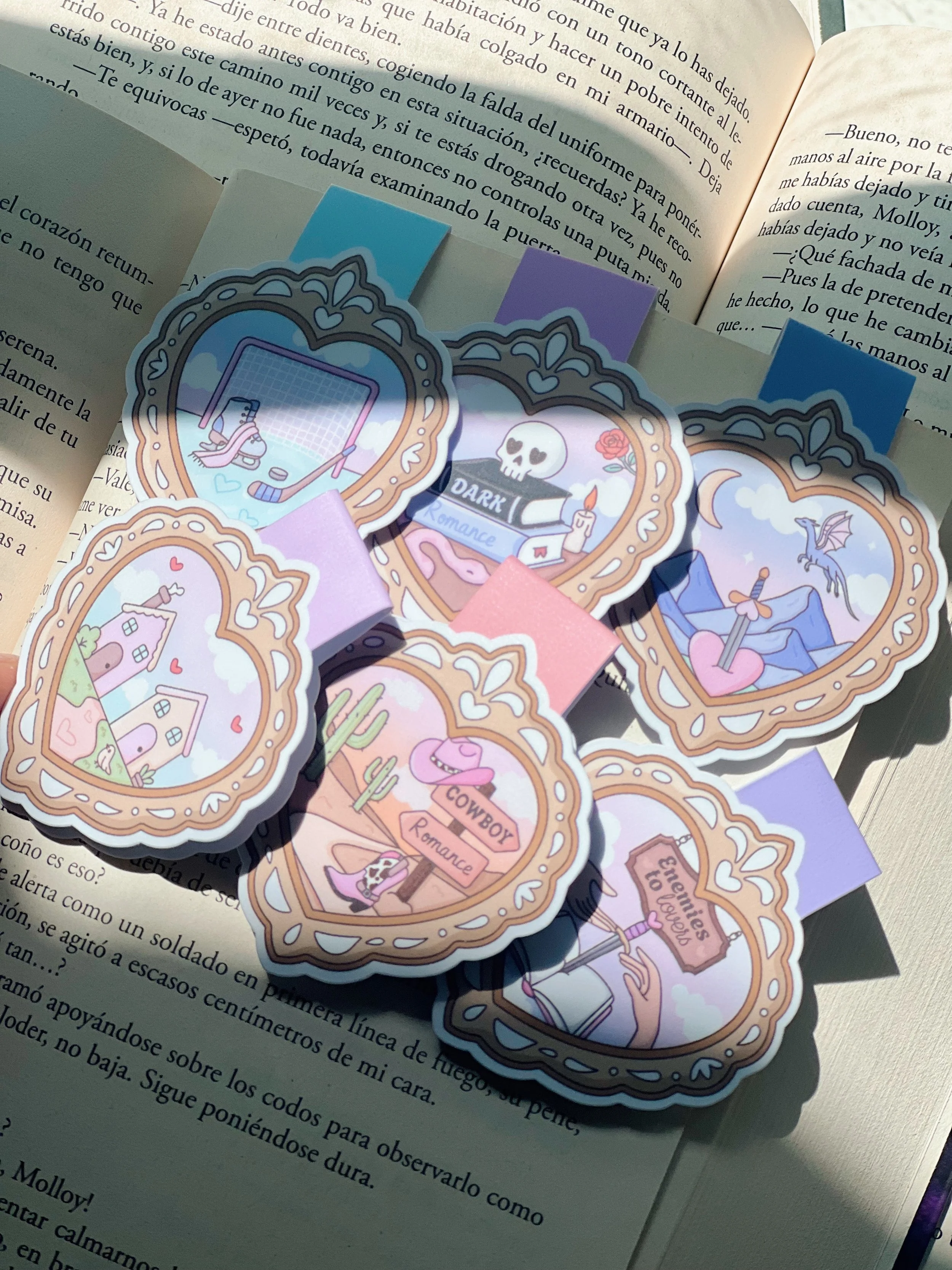 Pack Romance - Mini Marcapáginas Magnéticos