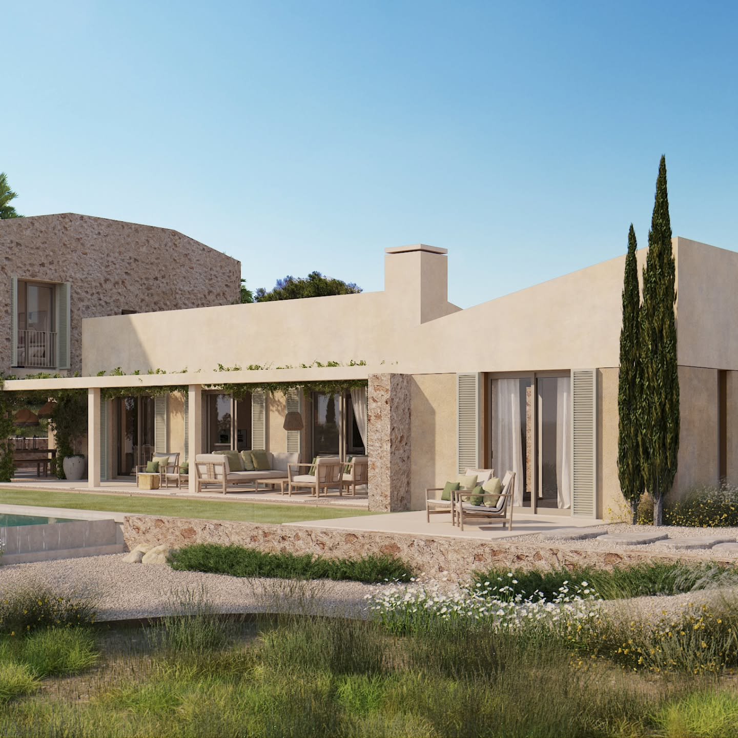 Let's Talk About the Numbers 

Son Vallfog&oacute; is available now: 

&bull; 3.8 million &euro; fully furnished 
&bull; 3.45 million &euro; unfurnished 

4 bedrooms 
&bull; Outdoor kitchen 
&bull; Covered terrace and tower suite 

High-efficiency sy