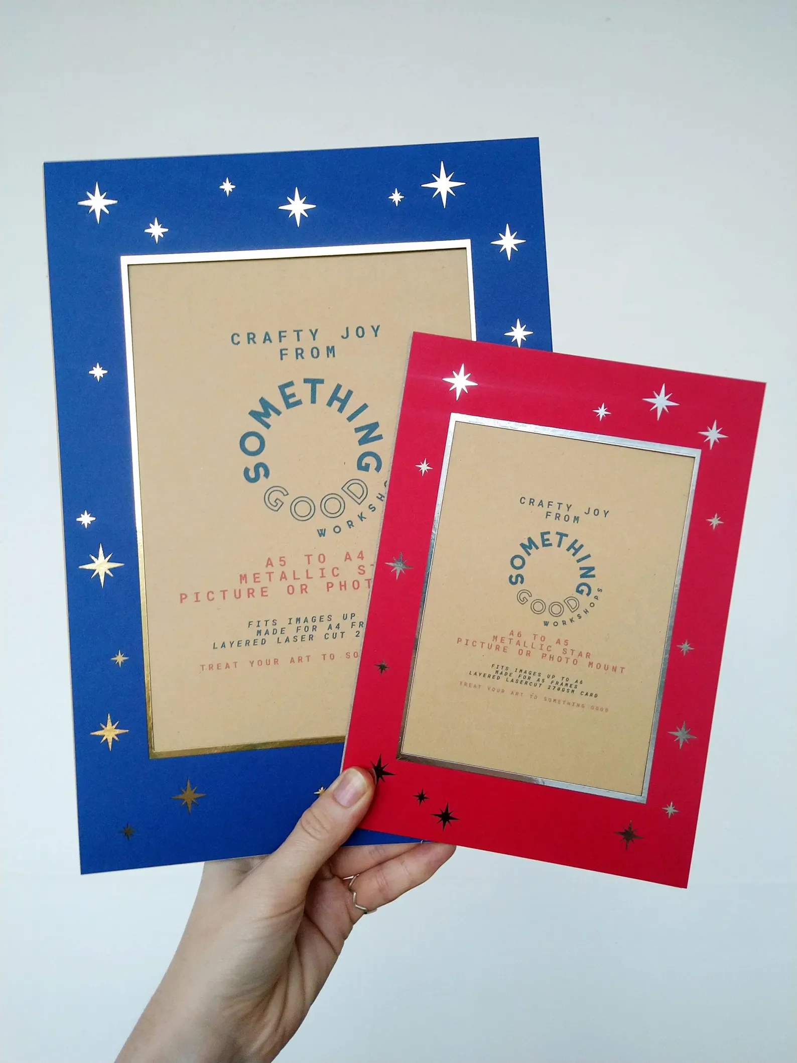 Metallic Star Picture Mount