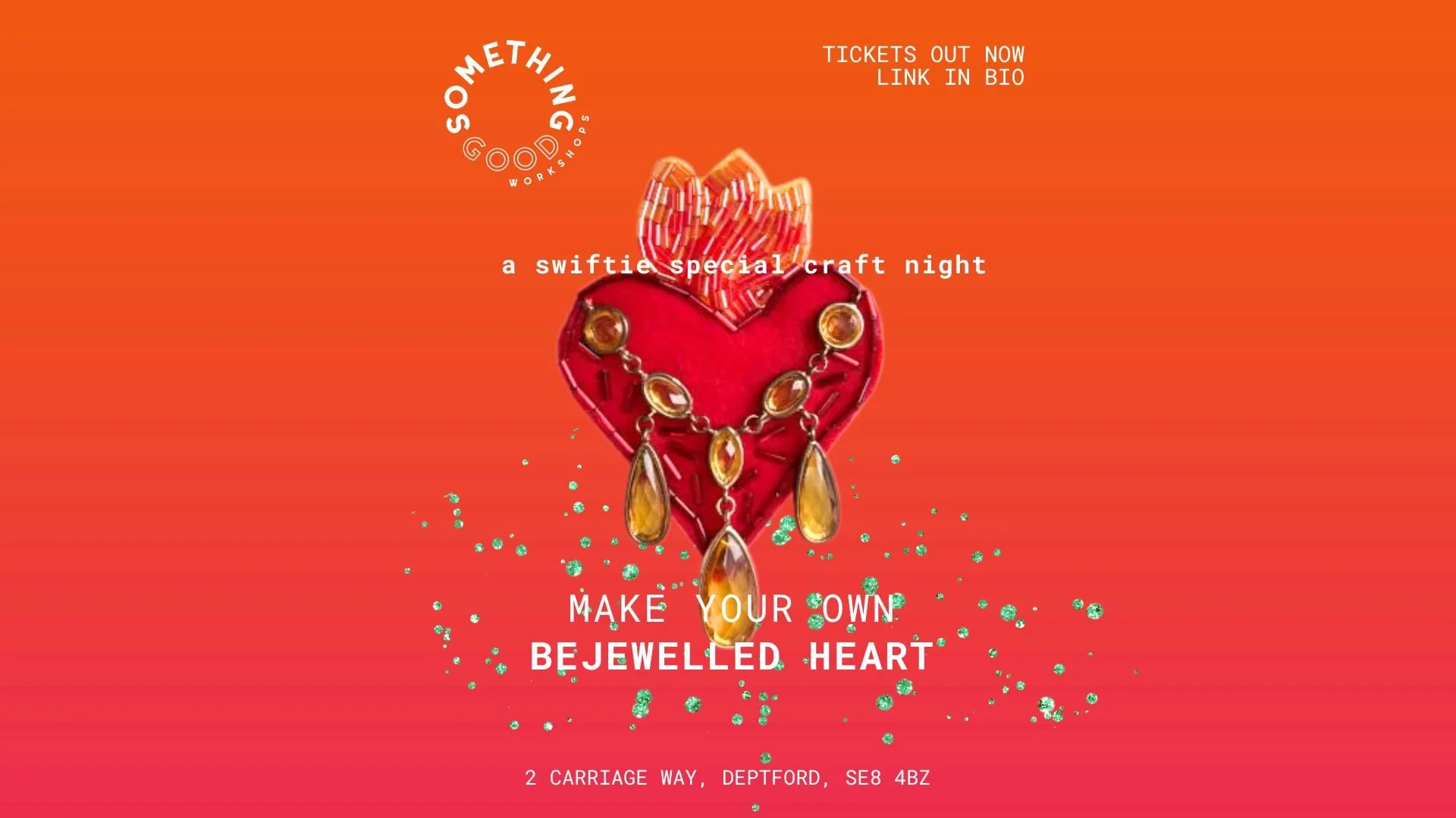 Taylor’s New Era Beaded Heart Party