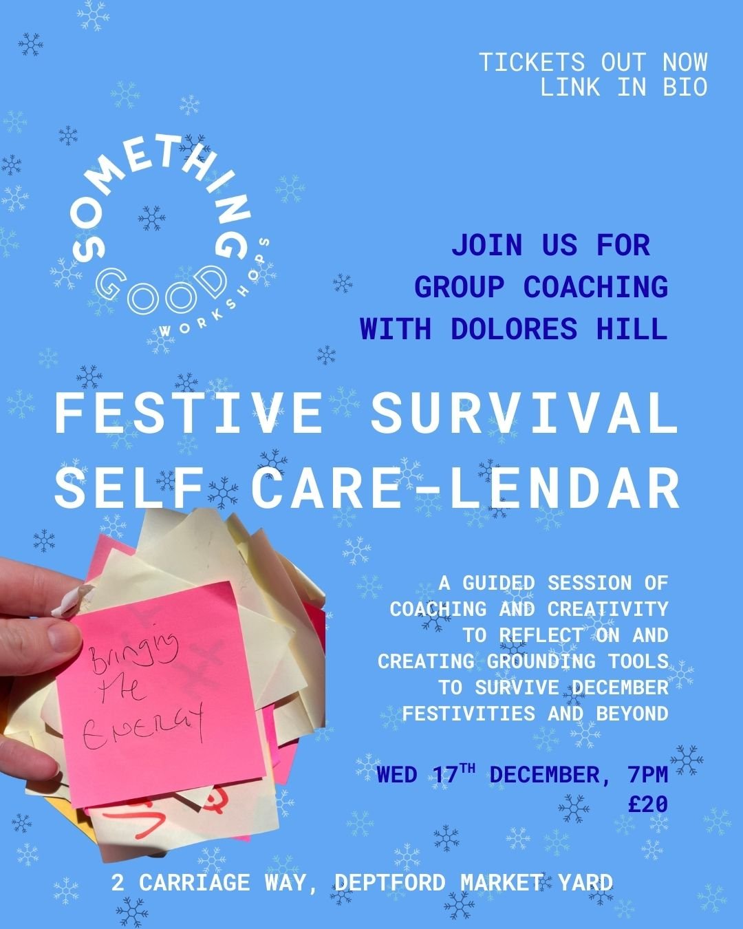 Festive Survival Self-Care-lander with Dolores Hill