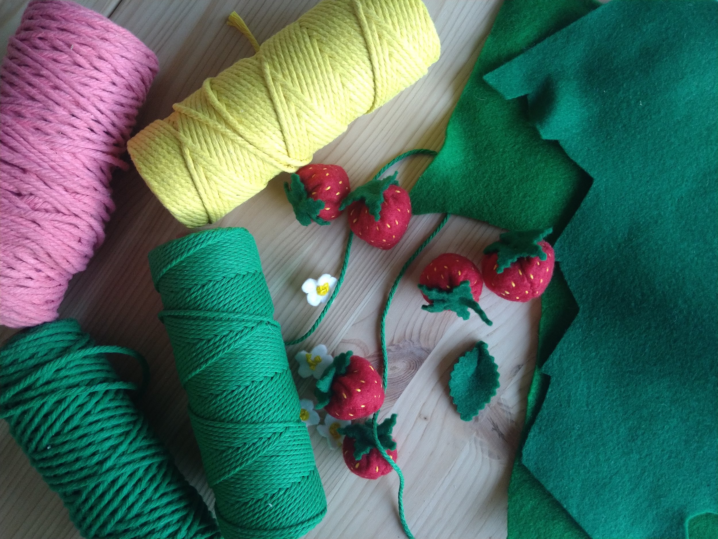 Sew Your Own Strawberry Bag Charm Workshop