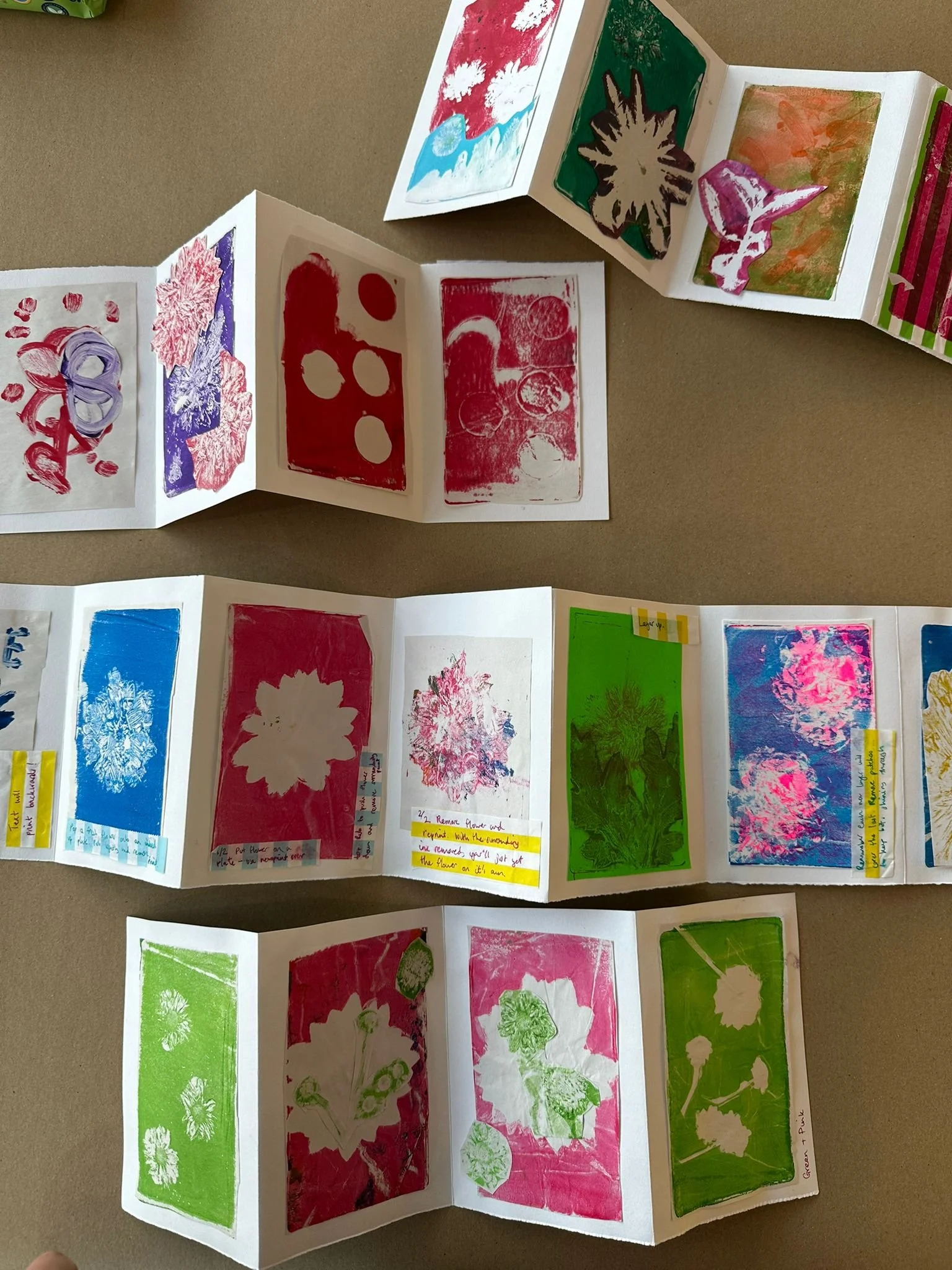 HALF TERM SPECIAL - Make Together: Gelli Monoprinting for Kids and Parents
