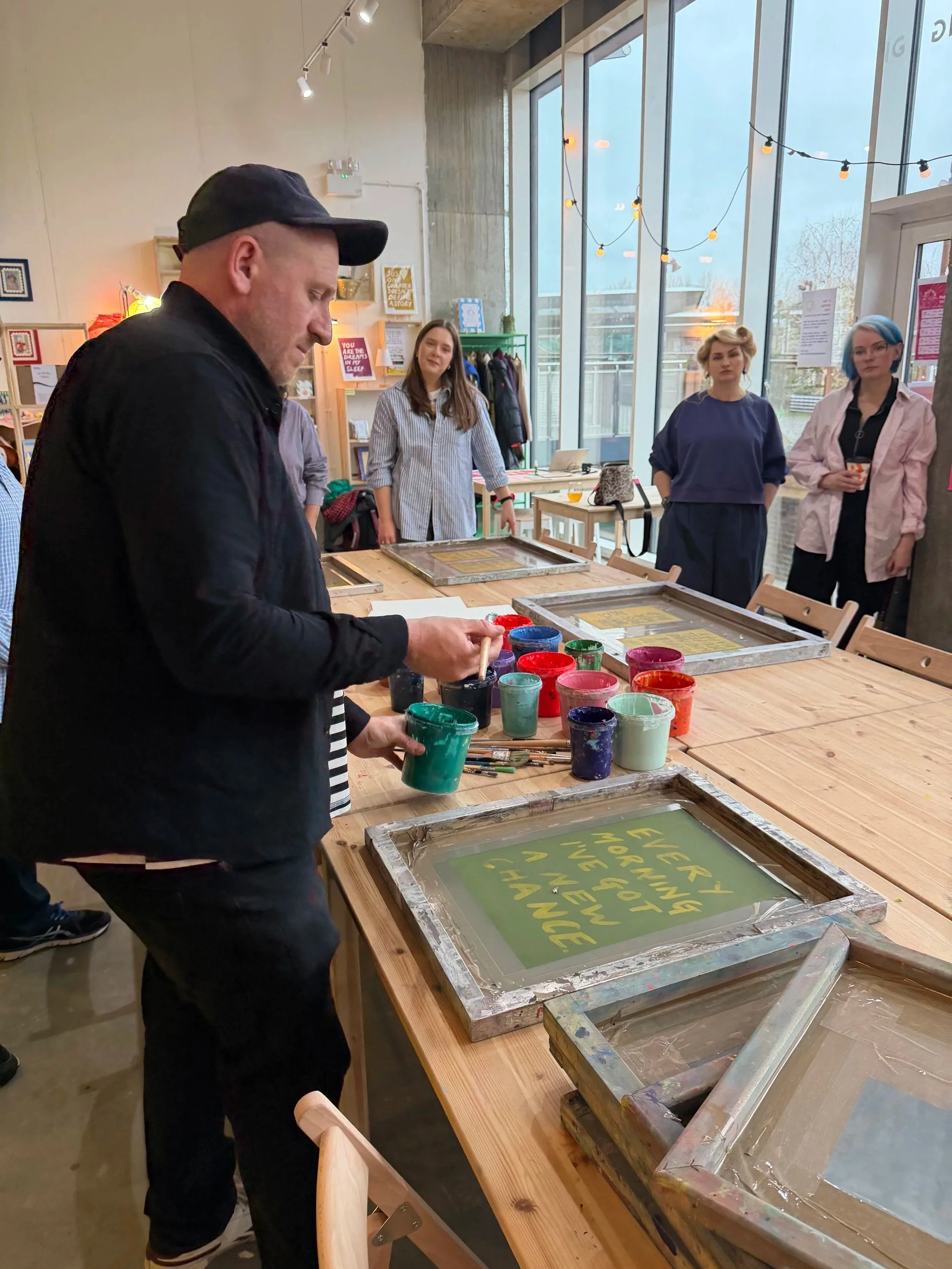 Adam will demo the process