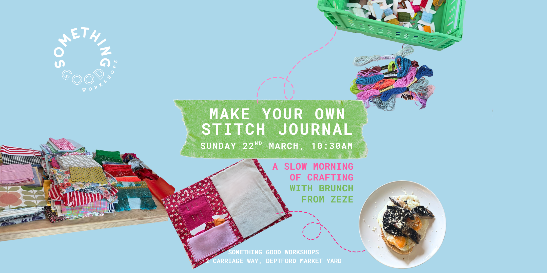 Make Your Own Stitch Journal + Sunday Brunch