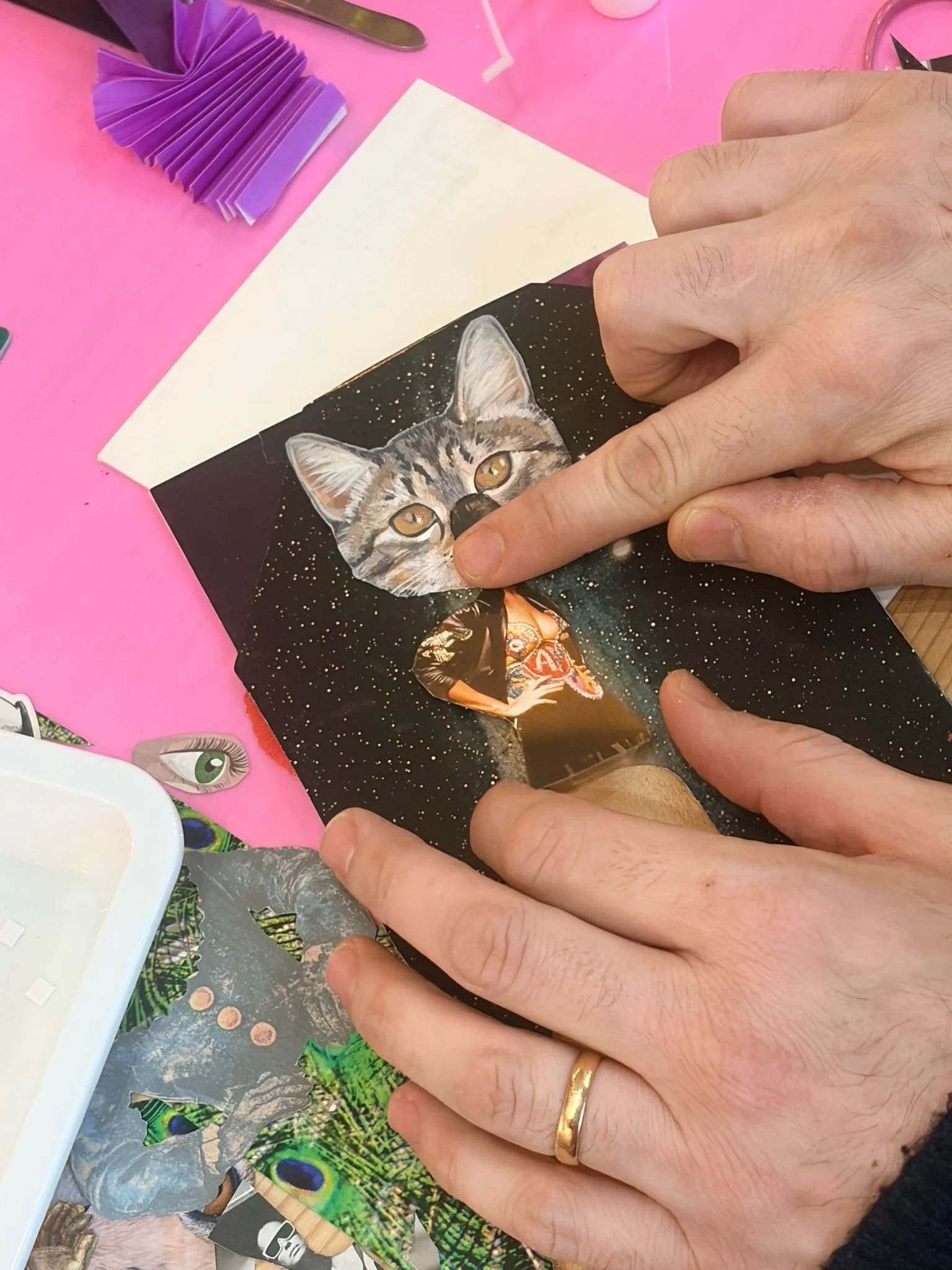 Multimedia Micro Collage with Big Heart Company — Something Good Workshops