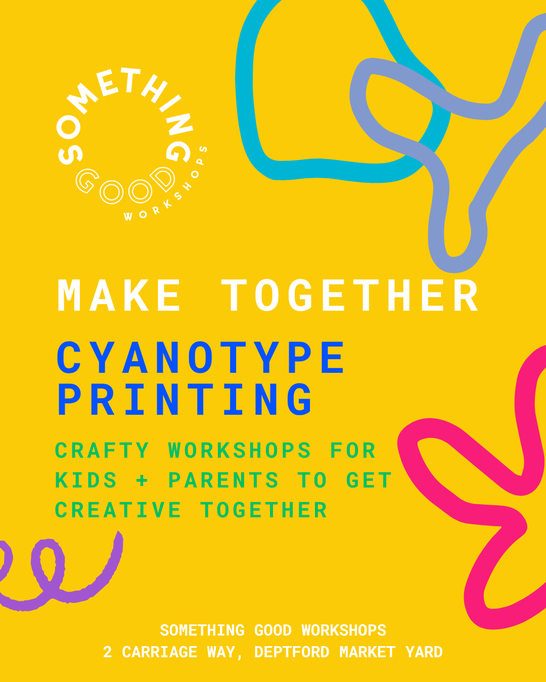 MAKE TOGETHER Cyanotype Printing for Kids + Parents