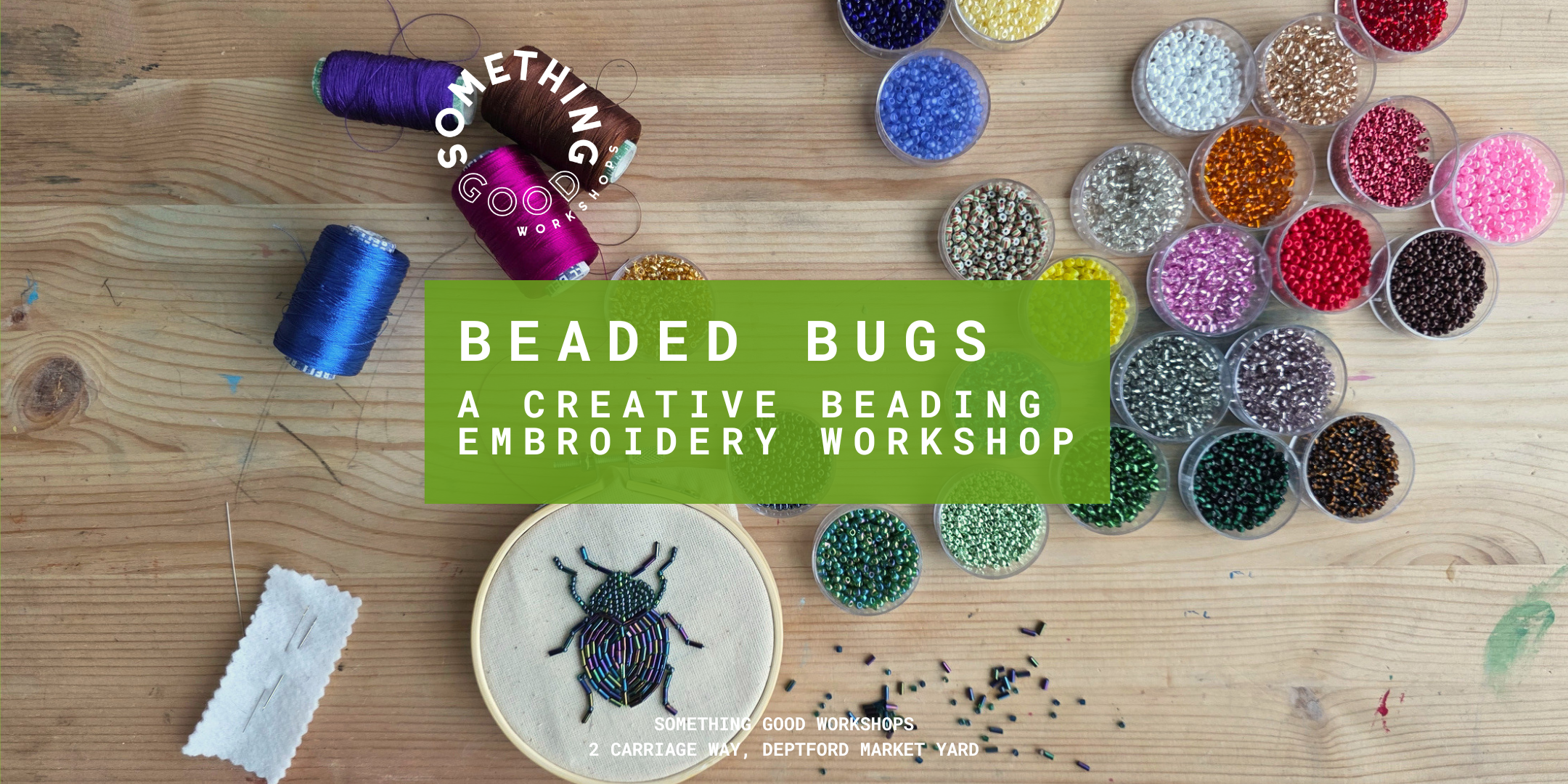 Beaded Bugs Workshop - A creative beadwork session