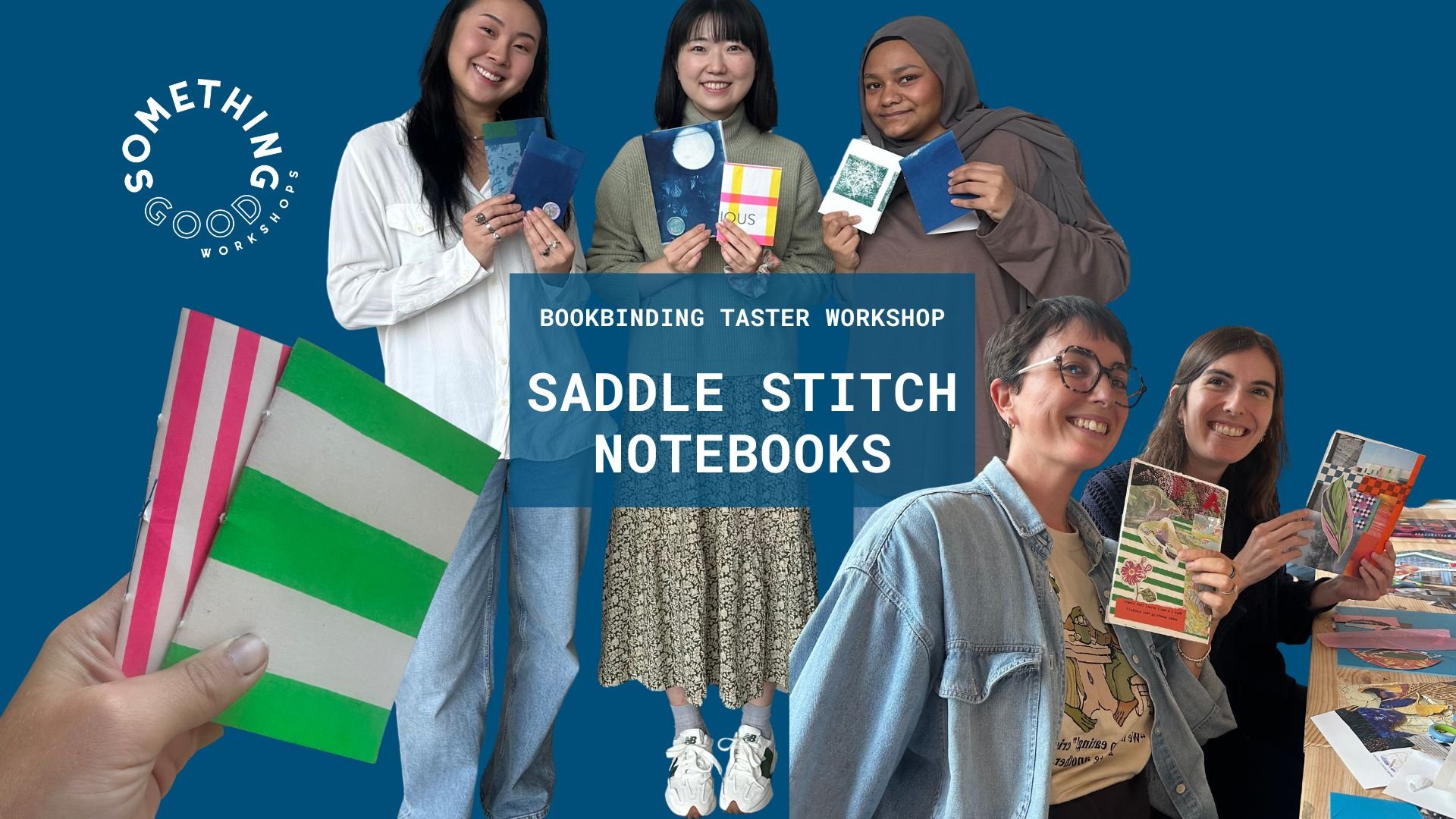 Bookbinding Taster Workshop: Saddle Stitch  Notebooks