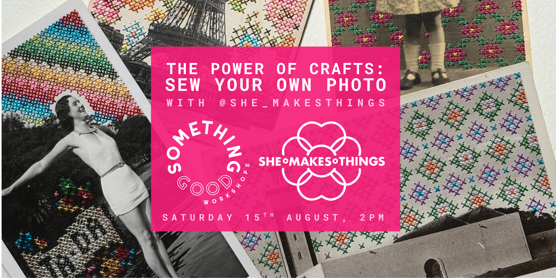 THE POWER OF CRAFTS: Sew Your Own Photo with @she_makesthings