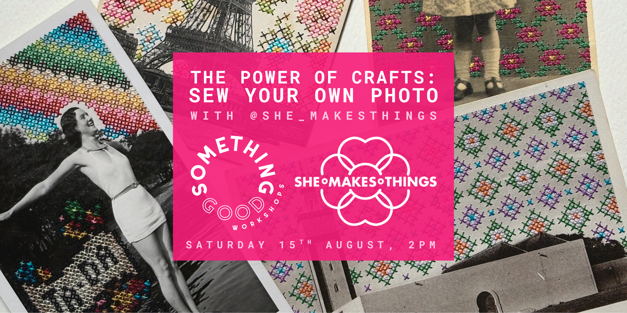 THE POWER OF CRAFTS: Sew Your Own Photo with @she_makesthings