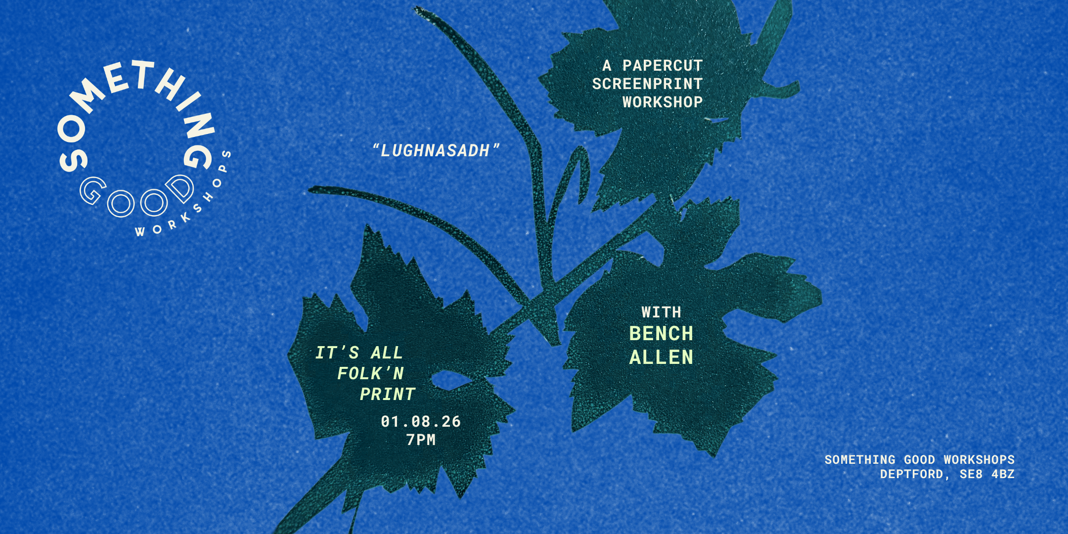 It’s all Folk’n Print - Papercut Screenprinting Workshop with Bench Allen