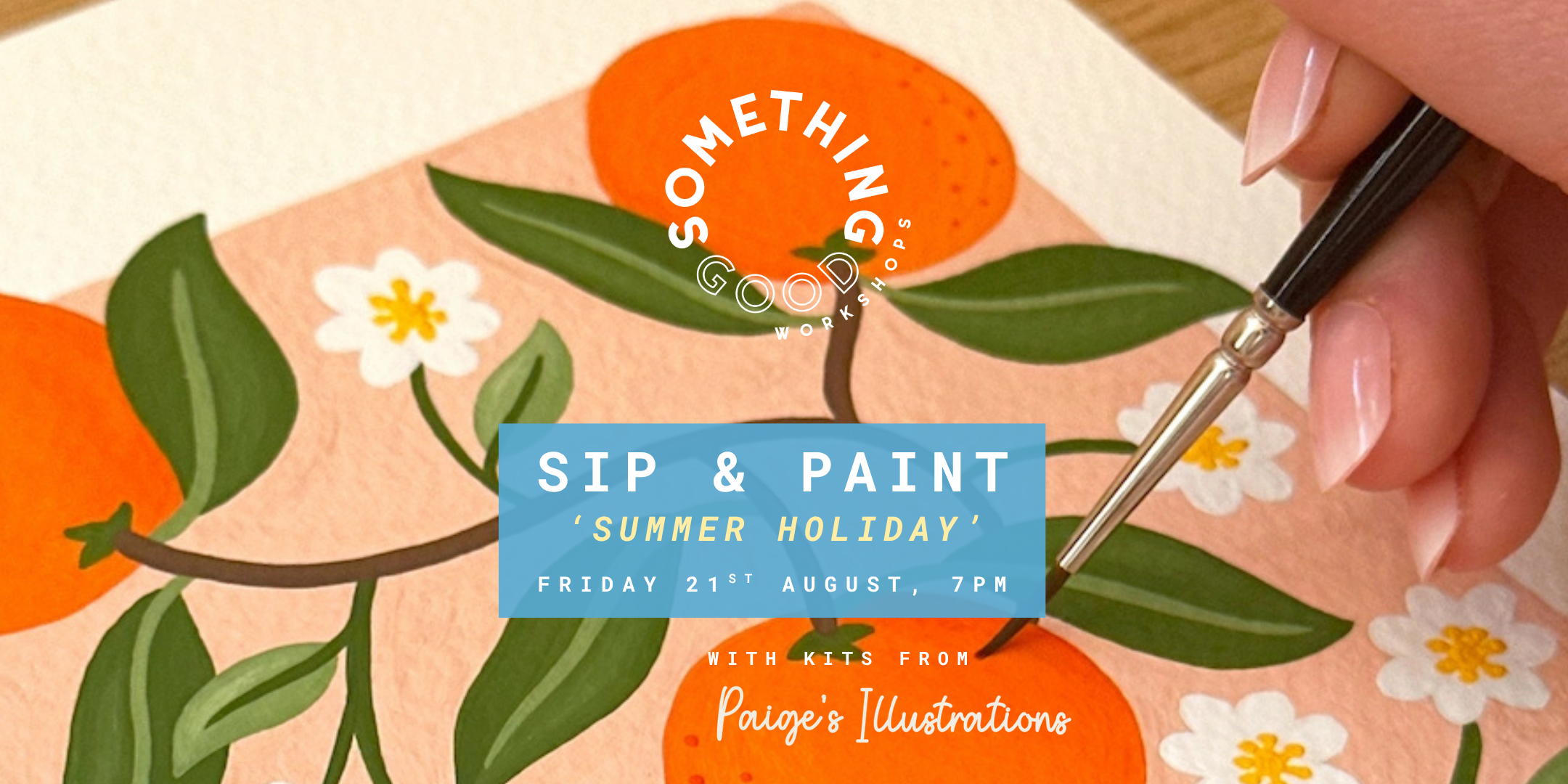 Friday Night Sip &amp; Paint ‘Summer Holiday’ 