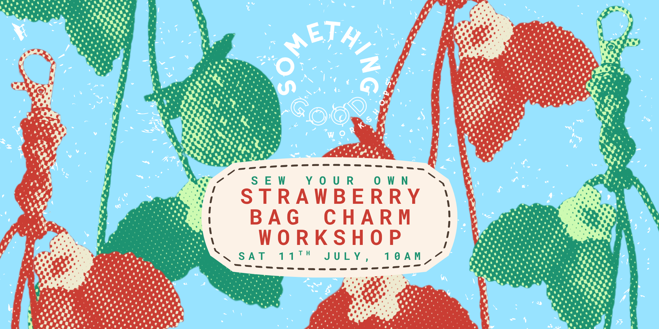 Sew Your Own Strawberry Bag Charm Workshop