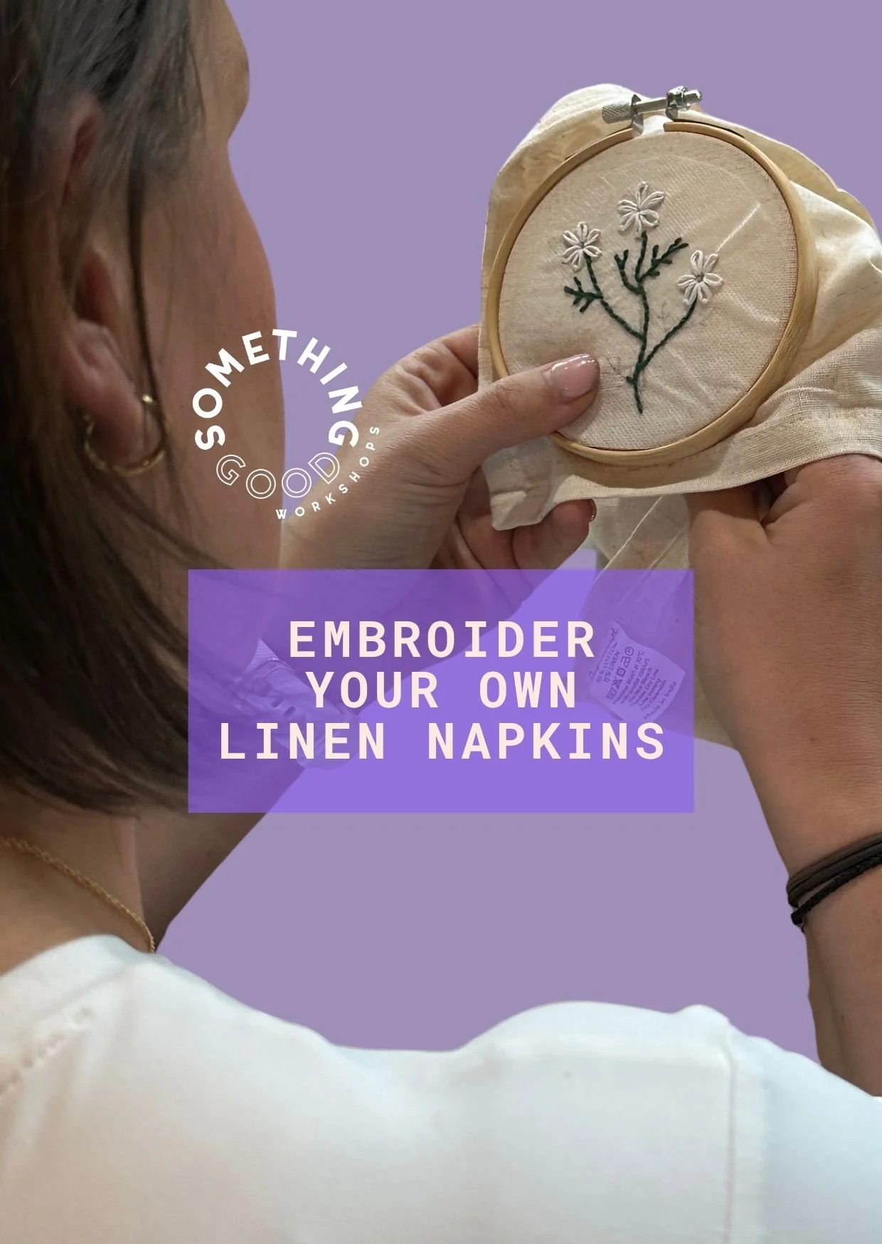 Embroider a Linen Napkins