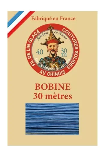 Waxed linen bookbinding thread - Turquoise