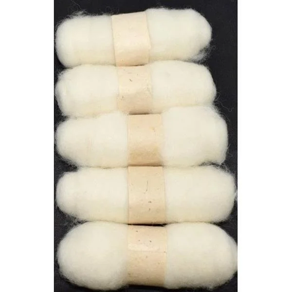 Felting Fibre Wool Cream