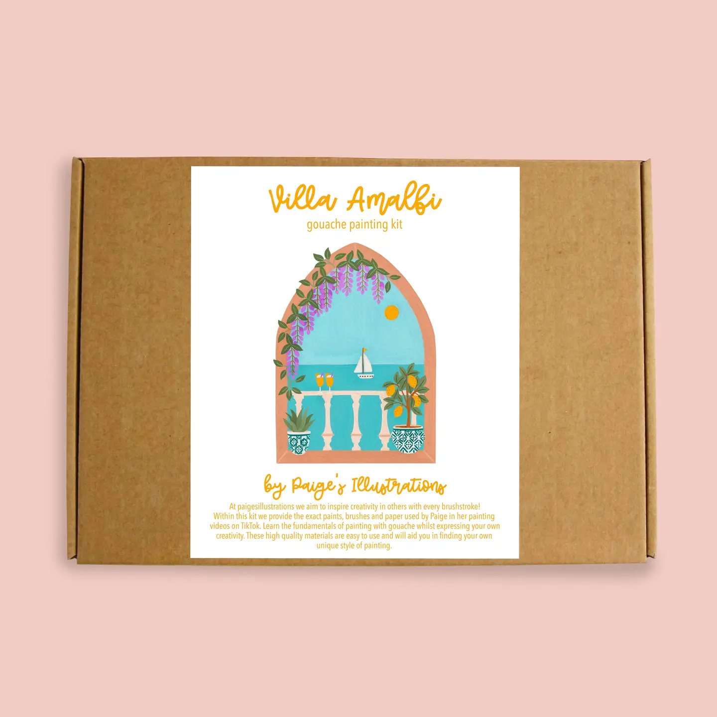 Villa Amalfi - Gouache Painting Kit