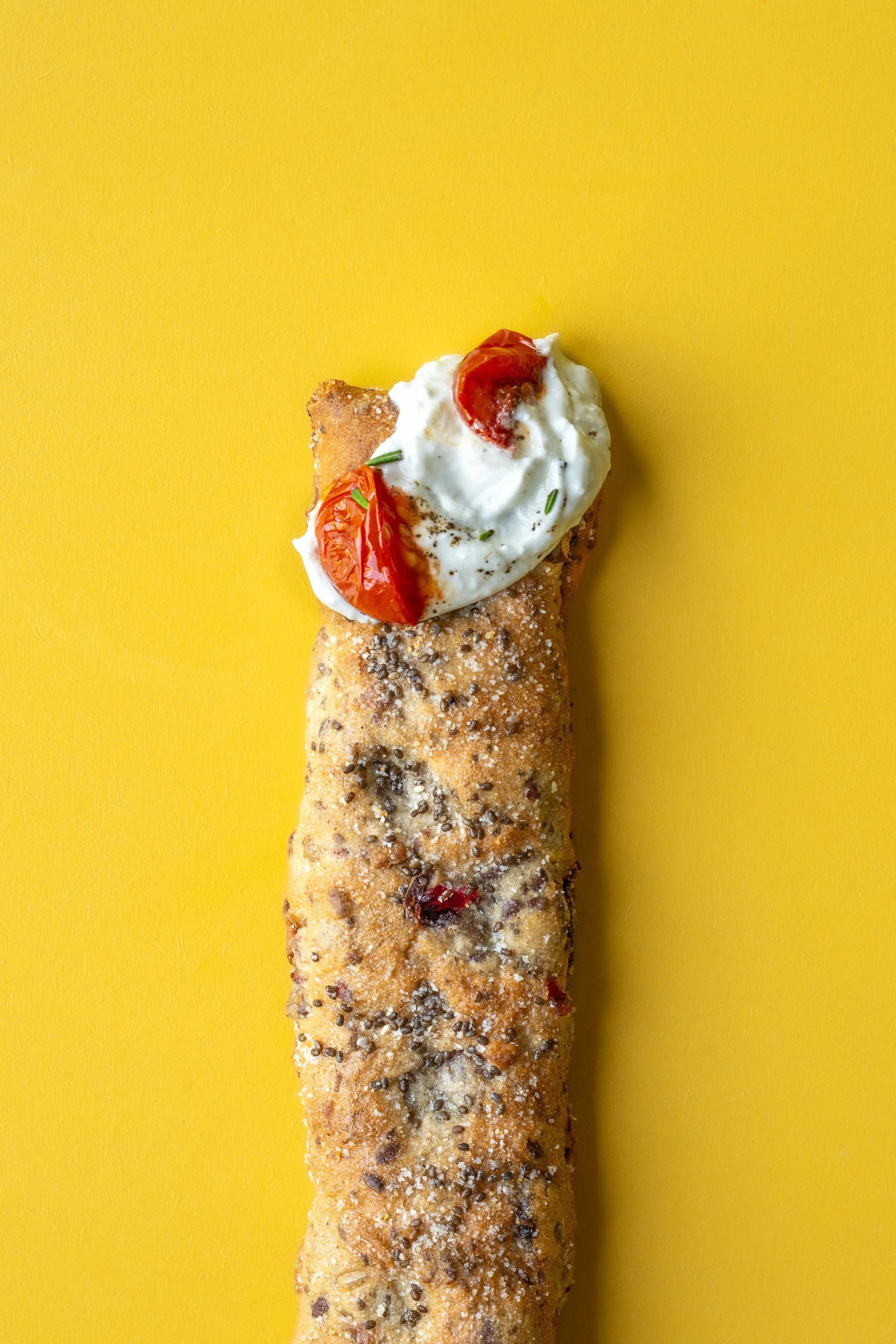 Grazetti focaccia bread sticks for Tesco, product food photography