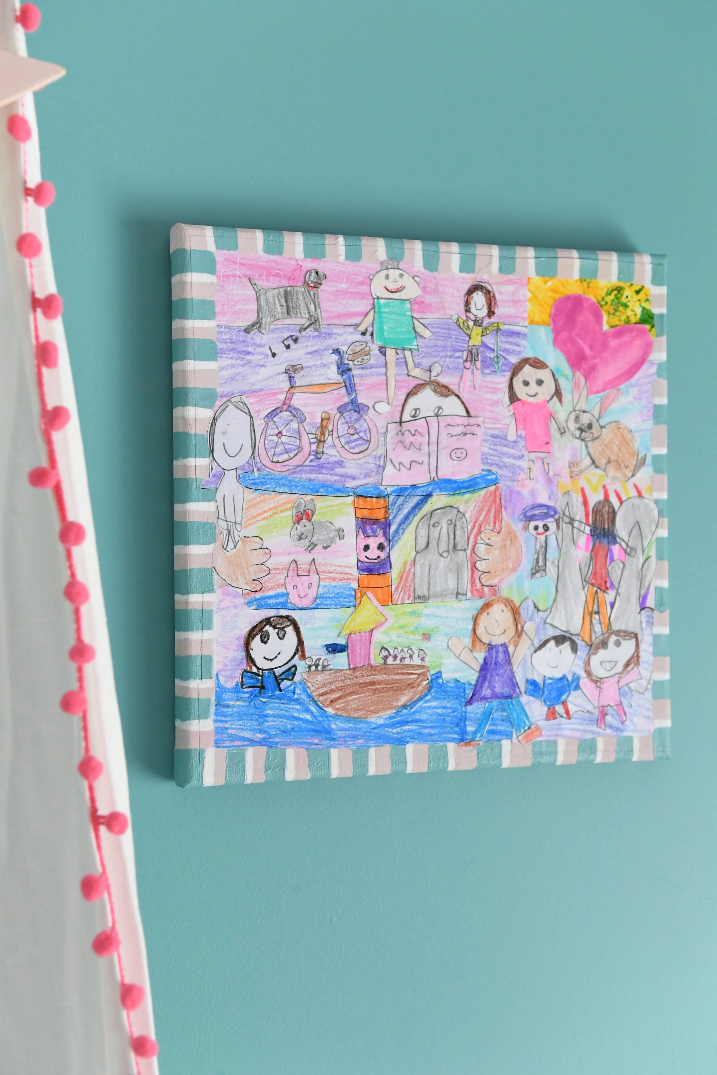 Custom Keepsakery Collages: Turn the Art Pile Into a Statement Piece