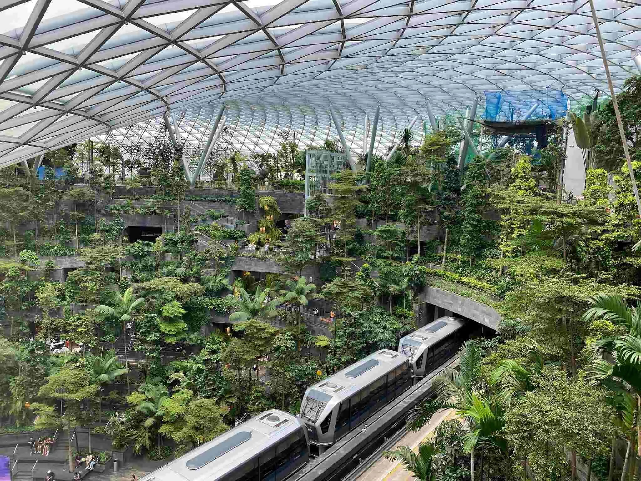 Changi Airport in Singapur