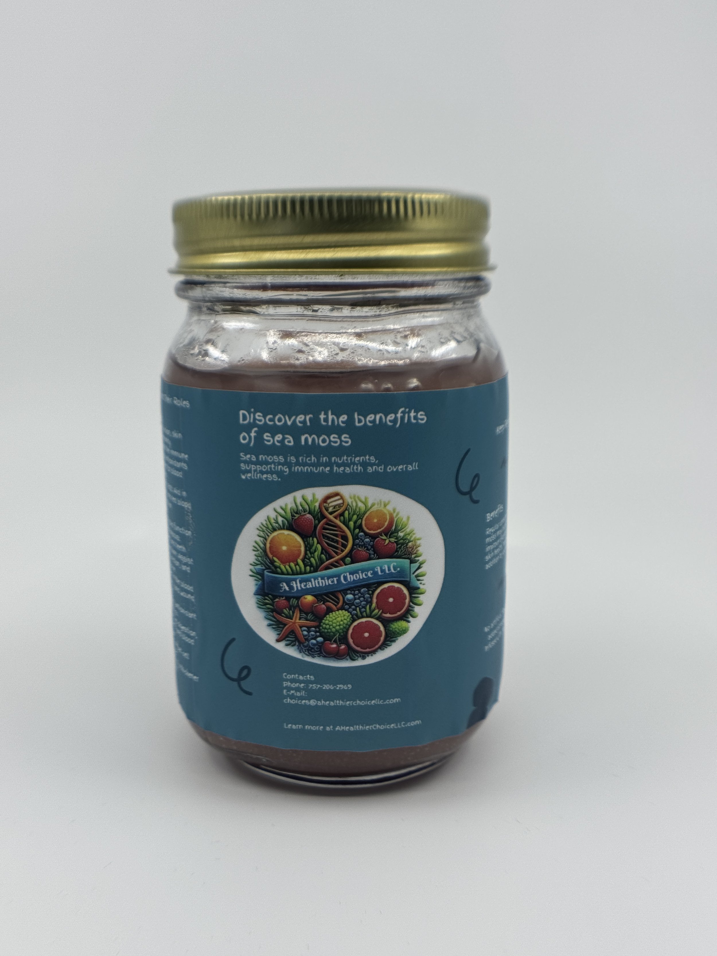 💜🌊 Purple Raw Wildcrafted Sea Moss Gel – Bold Color, Deep Nutrition - 16 oz