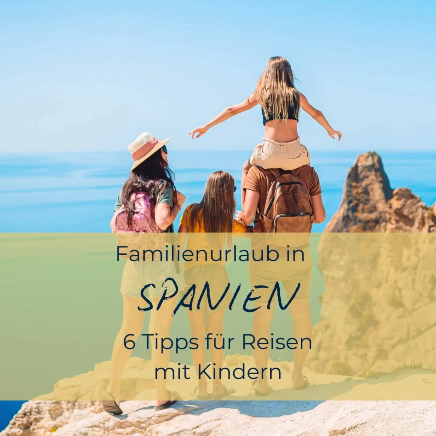 👨&zwj;👩&zwj;👧&zwj;👦 Spanien mit Kindern - klingt traumhaft, oder?

Damit es das auch sicher so wird, kommen hier 6 Tipps f&uuml;r entspannte Urlaubsplanung mit Kind &amp; Kegel!

Spanien ist riesig, und jede Region tickt anders. Wer clever plant,