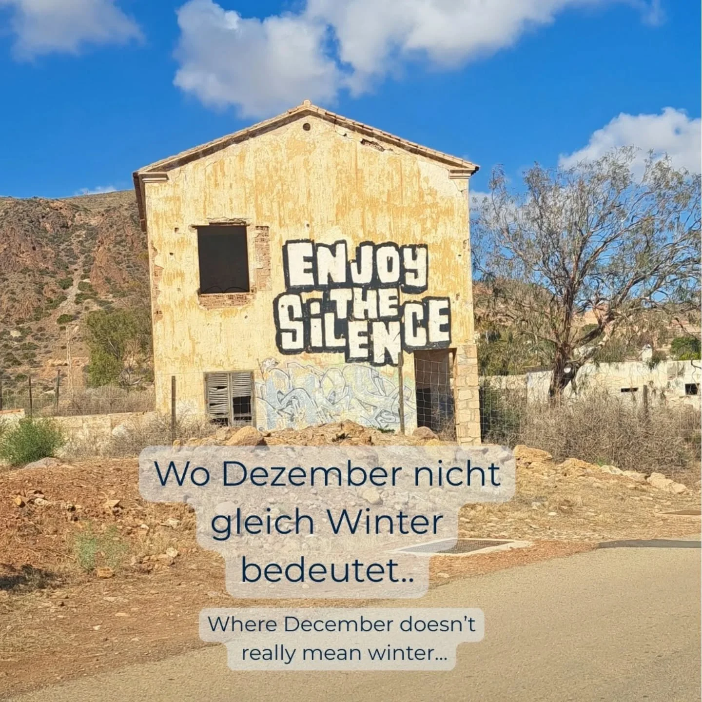 Wo Dezember nicht gleich Winter bedeutet ❄️☀️

Der Dezember in Andalusien ist warm, ruhig &amp; leicht. Eine Pause ohne Stress, daf&uuml;r mit Licht. 

Wie sieht Dezember f&uuml;r dich aus?

#wintervibes❄️ #Andalusien #spainorama