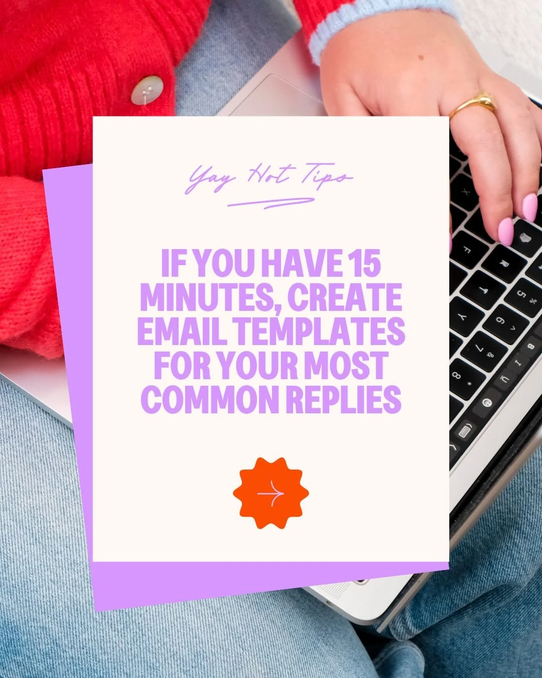Get off Instagram and spend 15 mins doing this instead... ⬇️

Because spending 15 minutes setting up email templates feels like extra work when you could just write the email you need right now. 

But then you write the same email again tomorrow. And