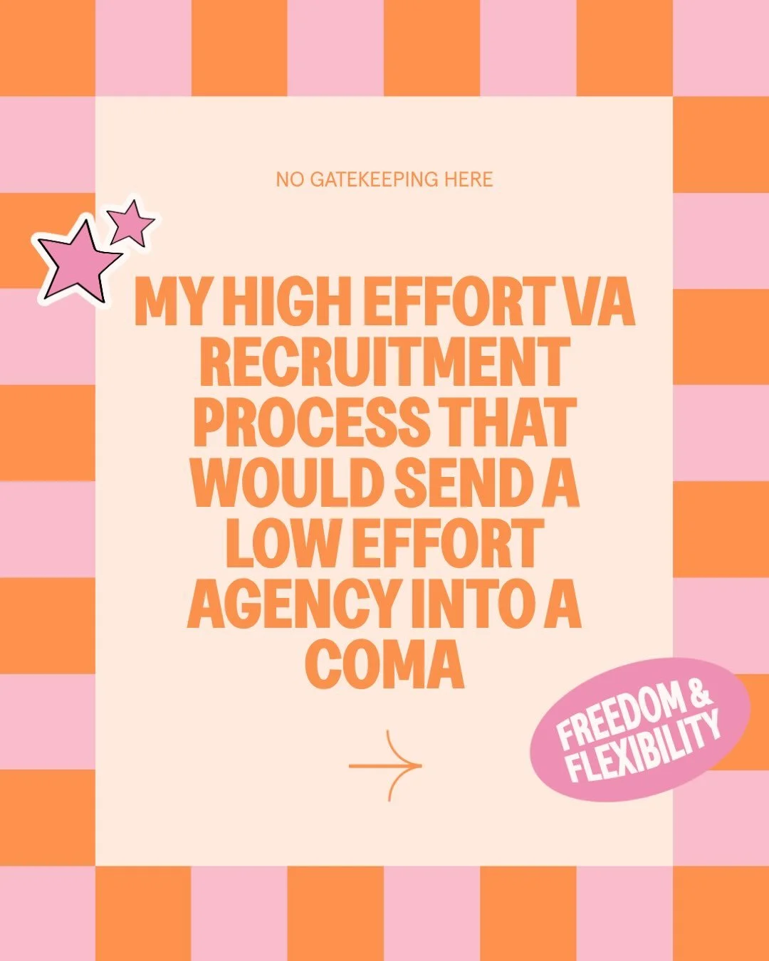 BTS of my high-effort VA recruitment process that would send a low-effort agency into a coma ☠️

We were replacing a VA who&rsquo;d been with our client for nearly 2 years, so &ldquo;post the role and cross your fingers&rdquo; was never going to fly.
