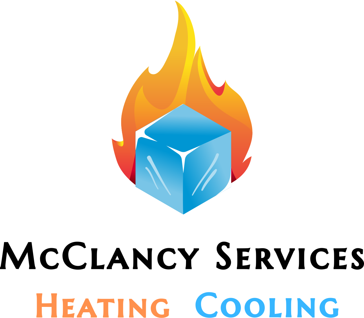 McClancy Services - Heating and Cooling HVAC Logo