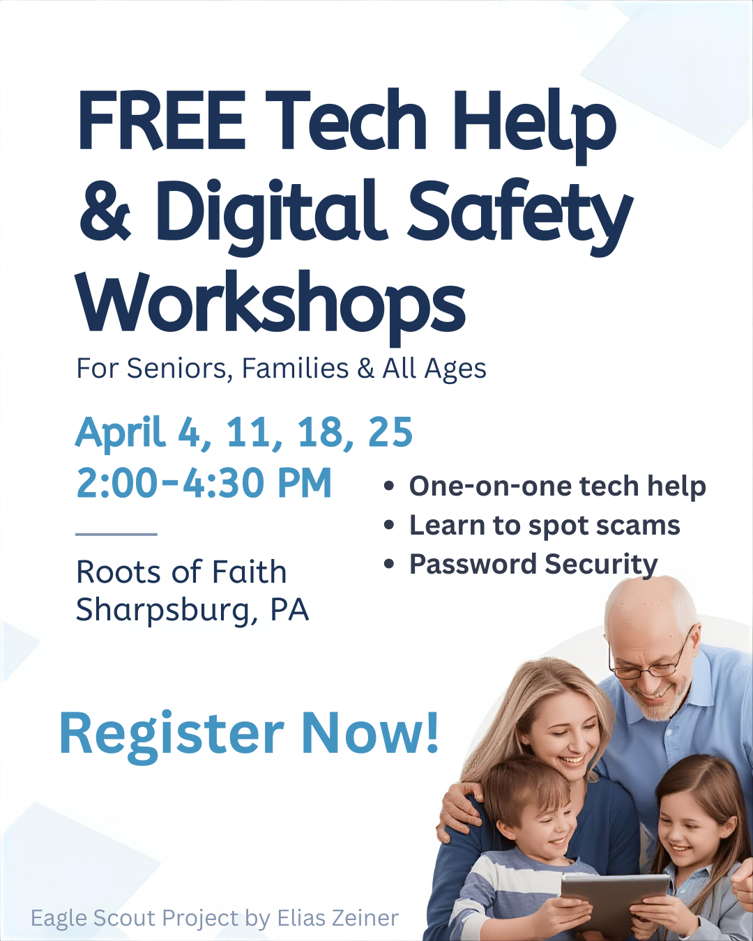 Digital Safety & Tech Help Workshops