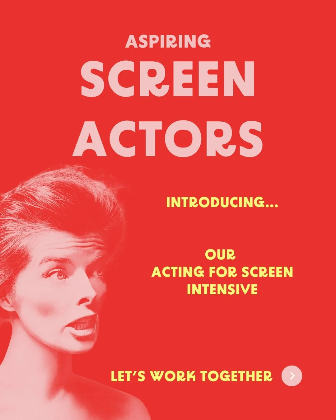 Fancy another one? 👀 ...

I promised you an exciting update (about a month ago soz...) and it's finally here. Introducing our acting for screen intensive. 

&quot;If you always do what interests you, at least one person is pleased,&quot; ✨

 #actort