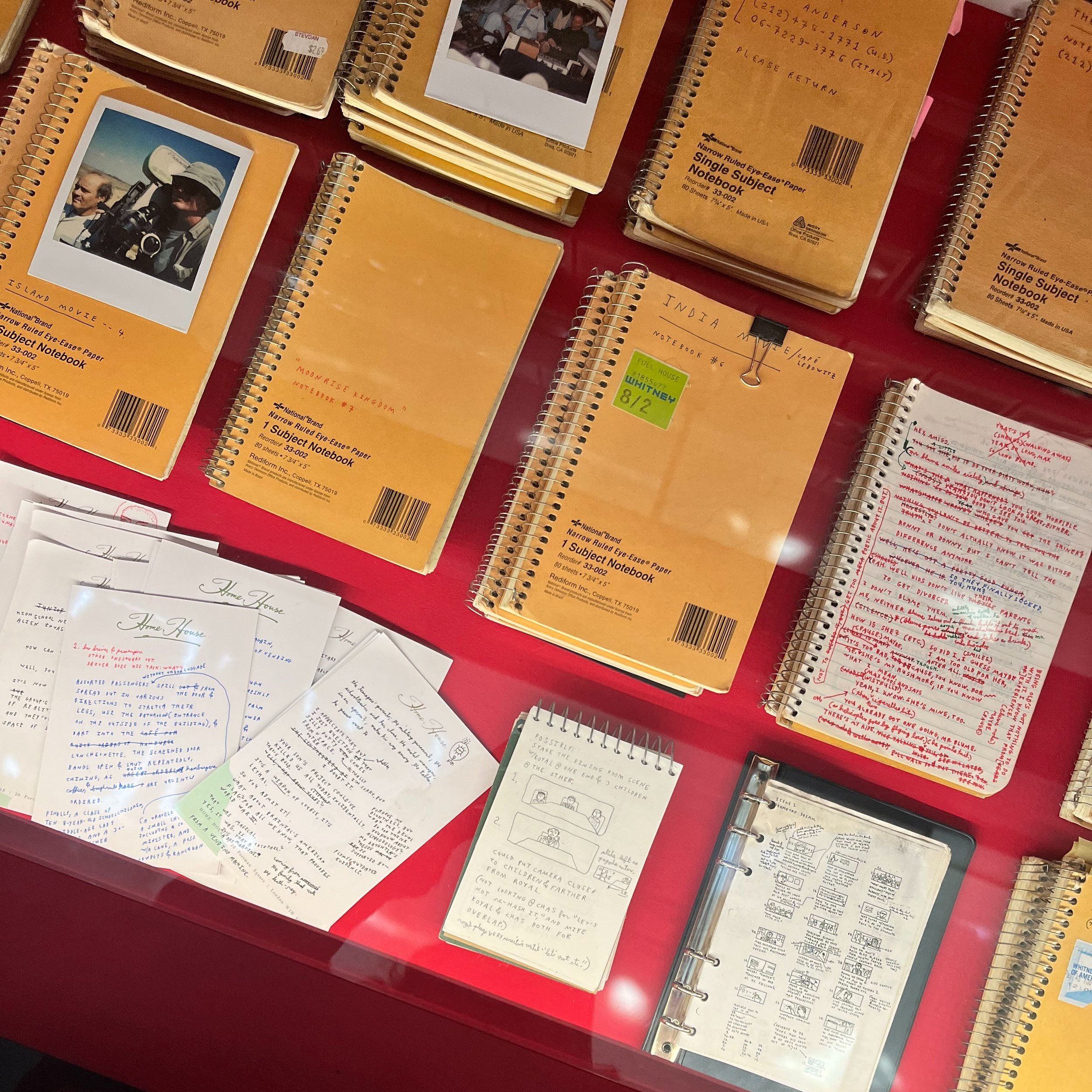 Scripts, dessins - Wes Anderson