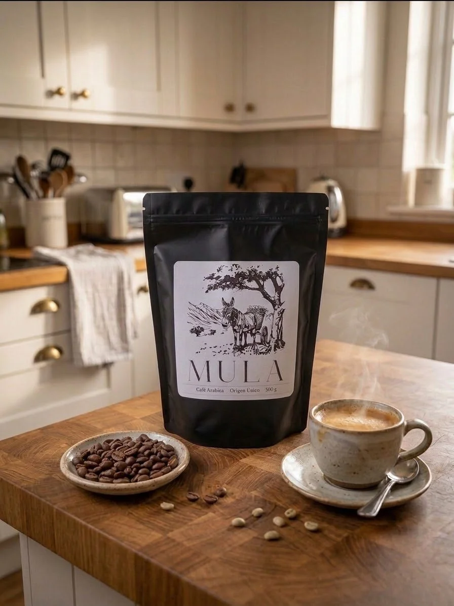 Café de origen Mula