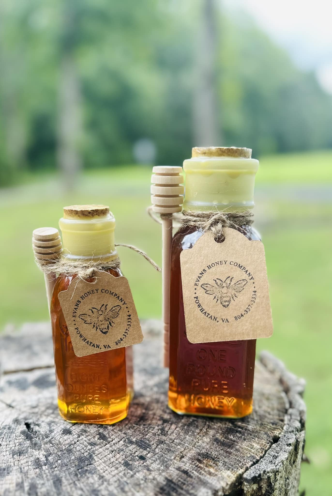 Glass Muth Honey Jars
