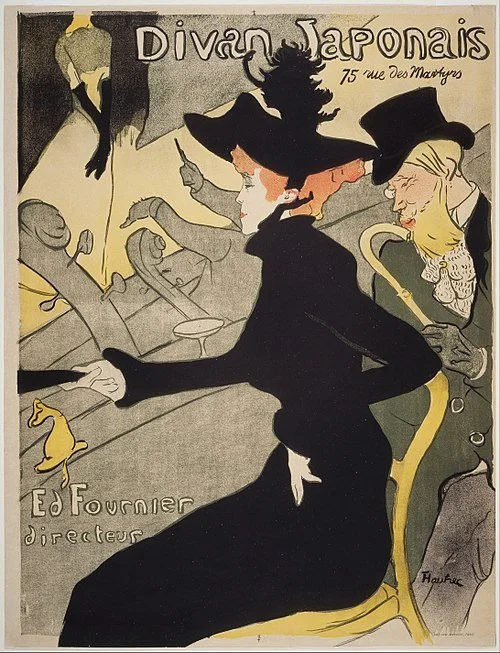 Divan Japonais, Henri Toulouse-Lautrec, Lithograph
