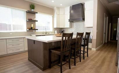 Kitchen by Amber Stone Construction, LLC.