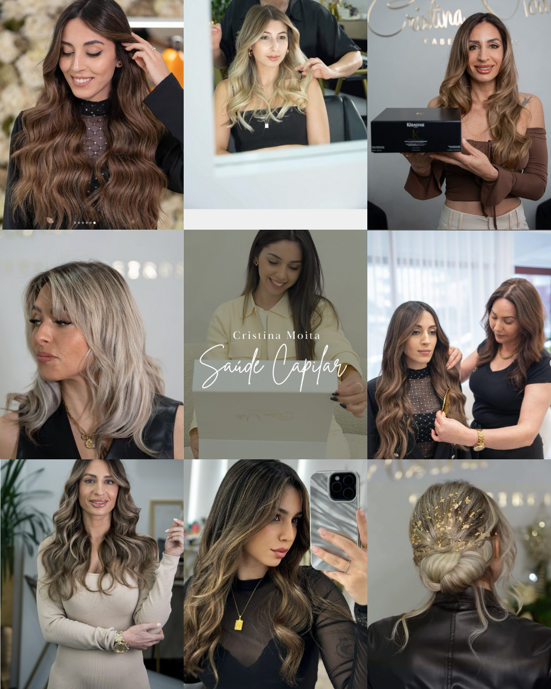 Cristina Moita Cabeleireiros_FEED INSTAGRAM_INSPIRAÇÃO_INFLUENCER MARKETING_SAÚDE CAPILAR