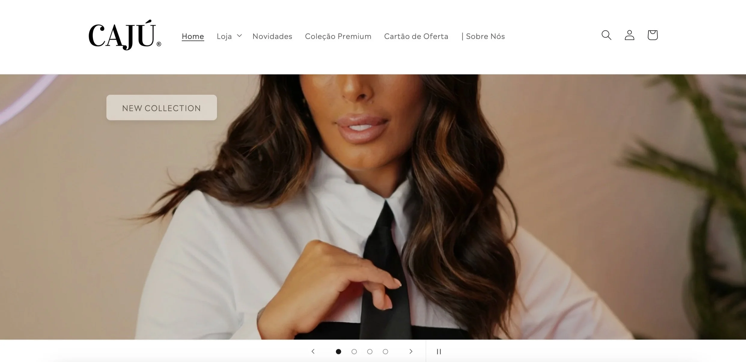 CAJU_Clothing Store_Criação de Websites_PORTO