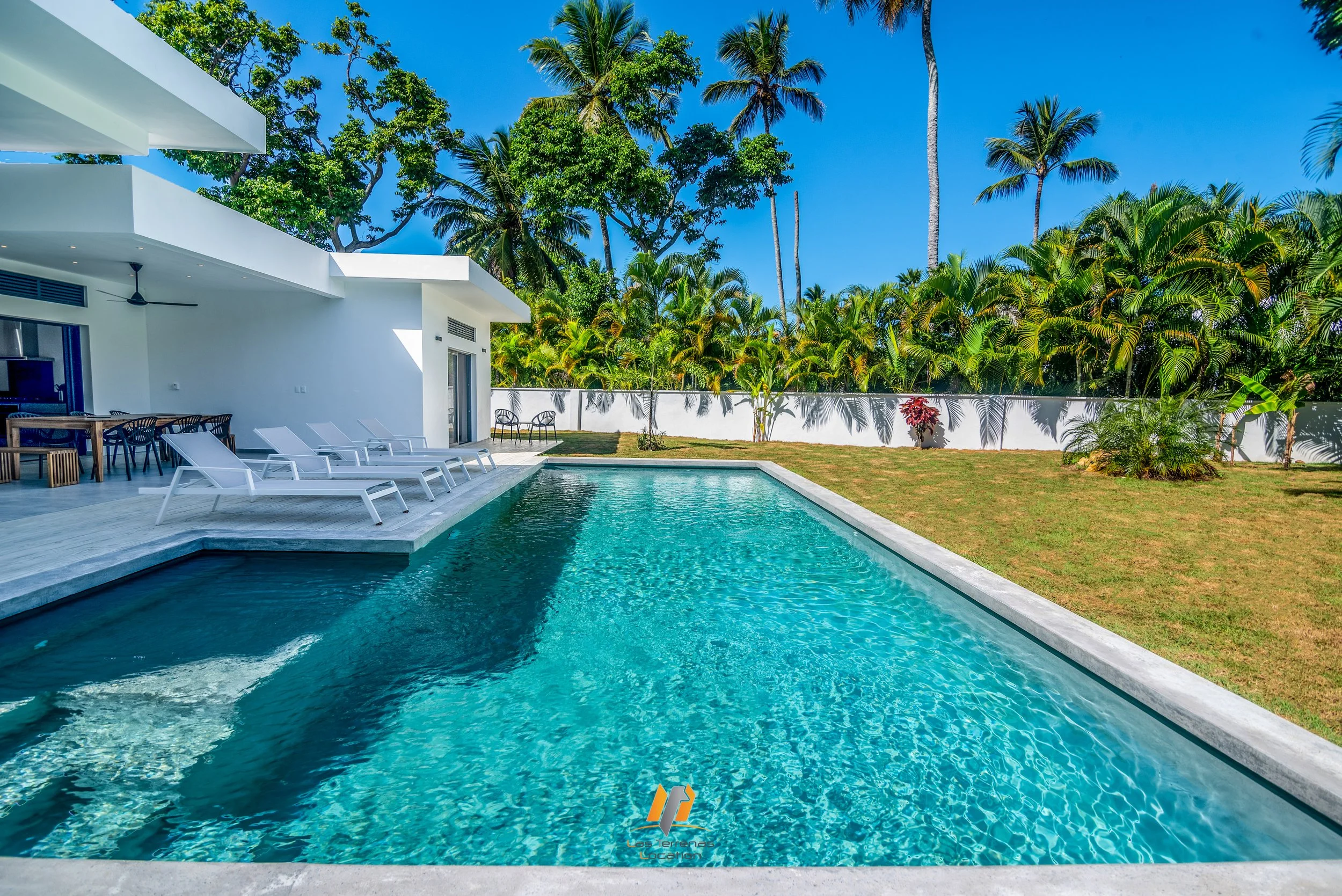 Villa Los Amigos Las Terrenas terraza jardín paisajístico”