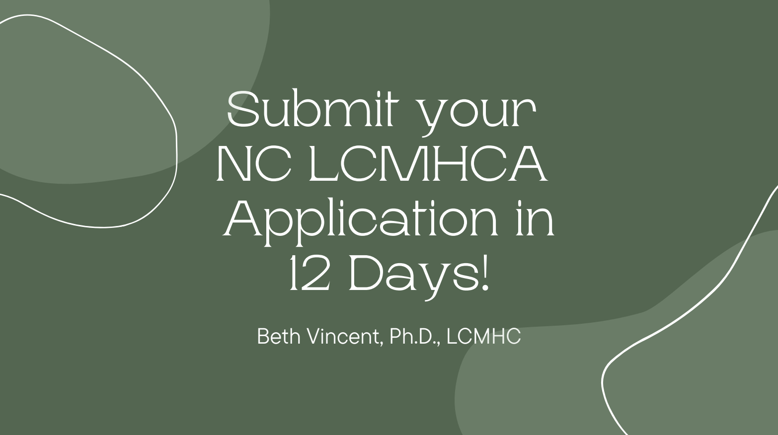 NC LCMHCA Licensure Course (Instant Download!)